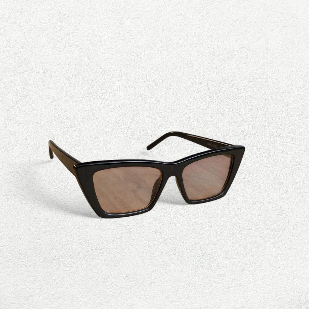 Oak + Fort Rectangular Sunglasses in Black